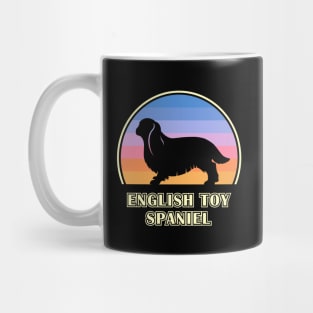 English Toy Spaniel Vintage Sunset Dog Mug